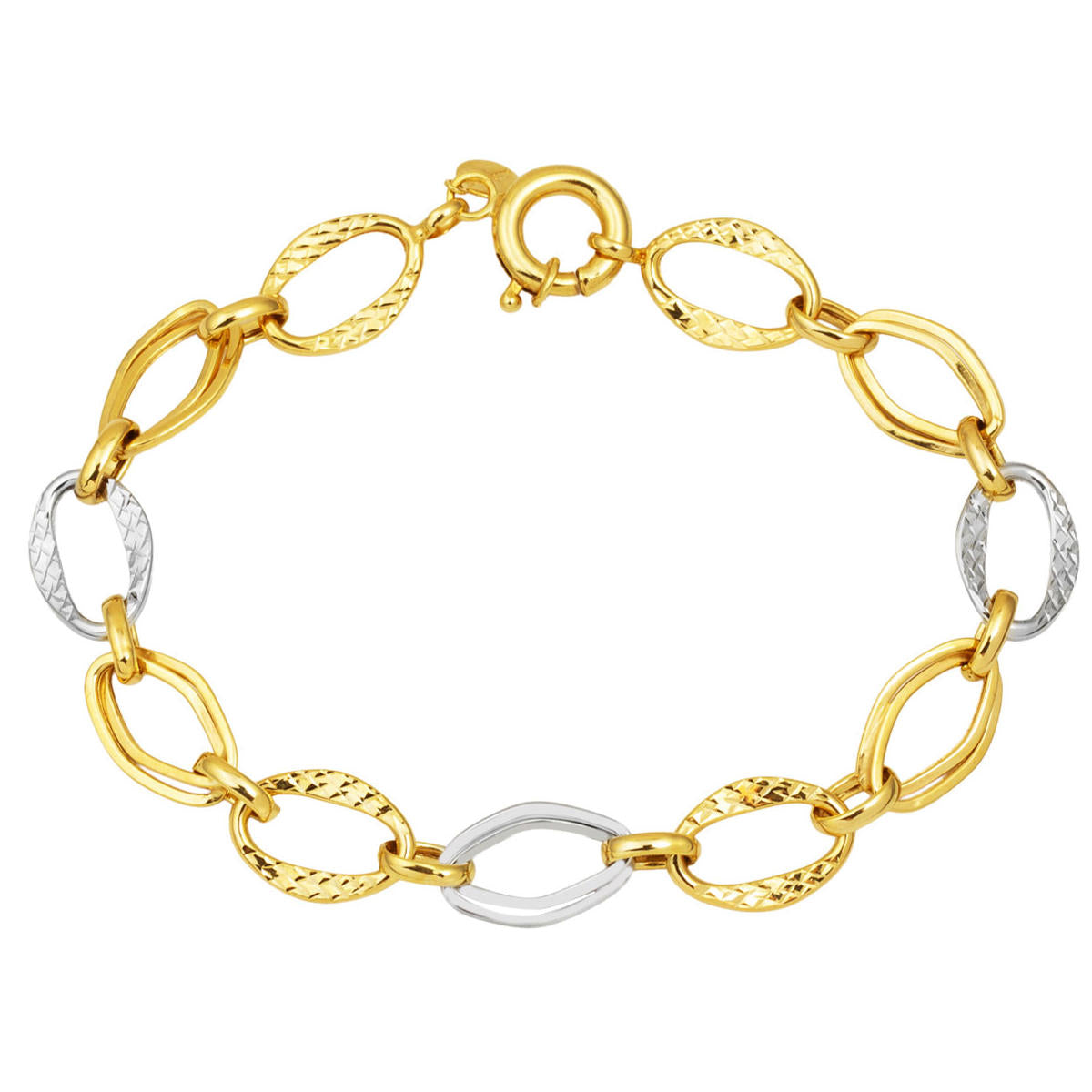 İki Colored Kalemli Gold Milky Way Bracelet