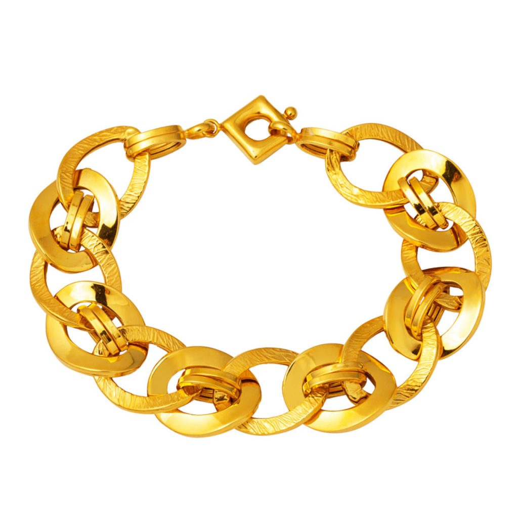 Milky Way Designed 22 Karat Gold Bracelet