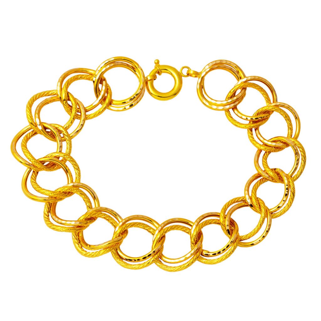 14 Carats Voie Lactée Or Bracelet