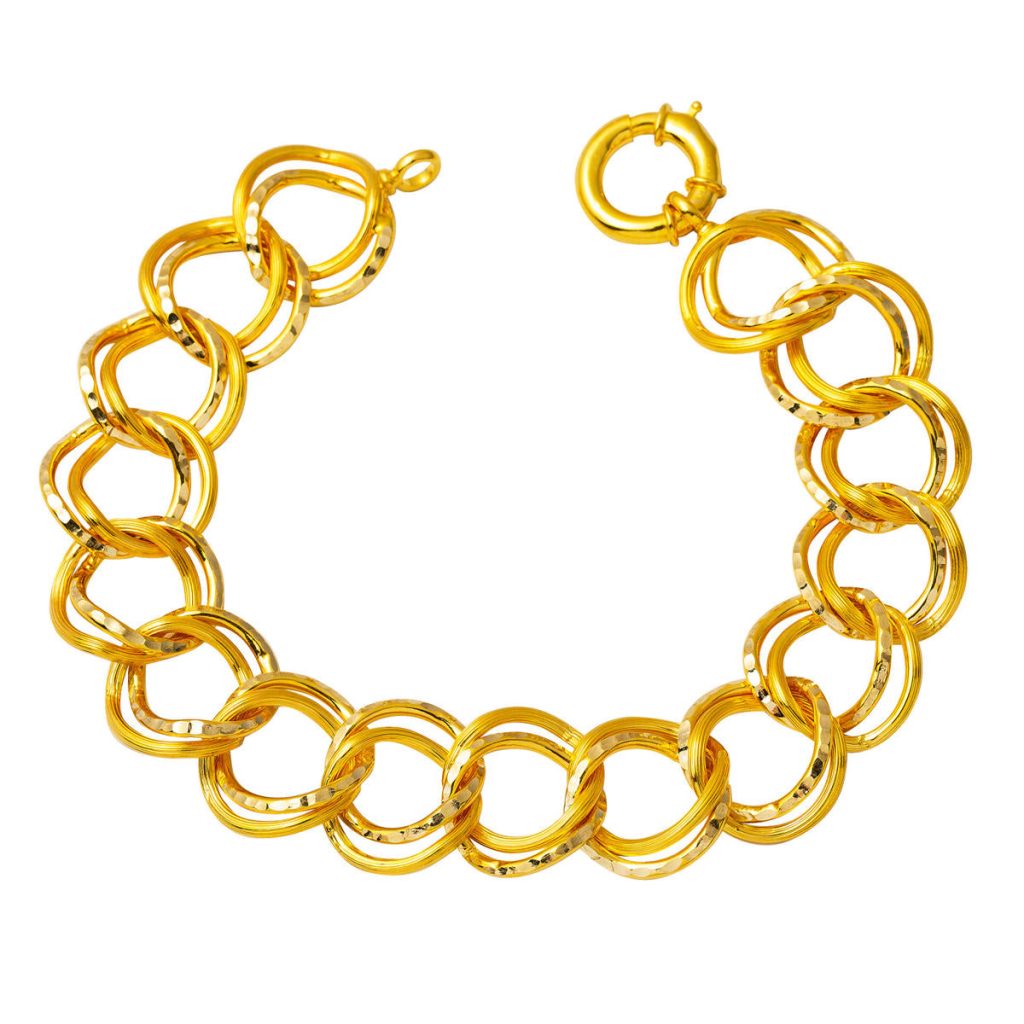 Milky Way 14 Karat Gold Bracelet