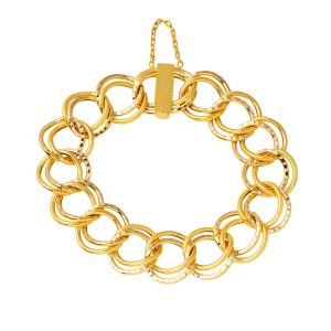 Milky Way 14 Karat Plain Gold Bracelet