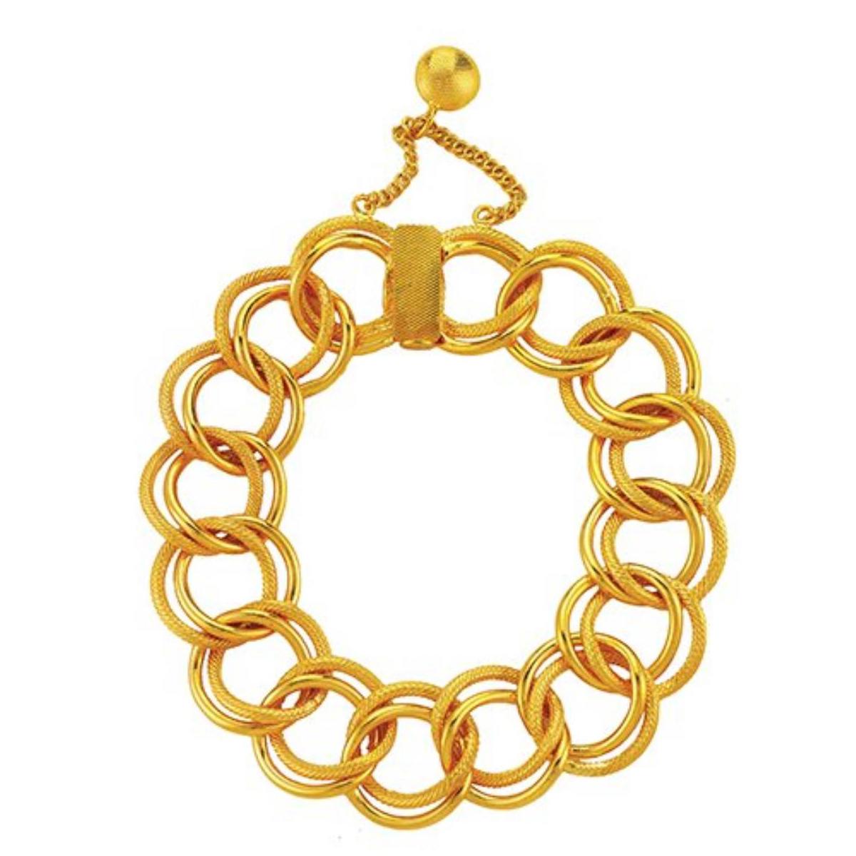 Voie Lactée 22 Carats Or Bracelet 22 Gr.