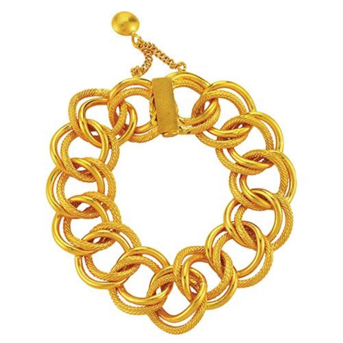 Voie Lactée 22 Carats Or Bracelet 30 Gr.