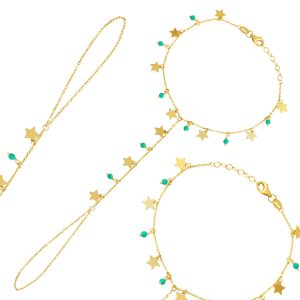 Shakira Plain Shahmaran Gold Bracelet