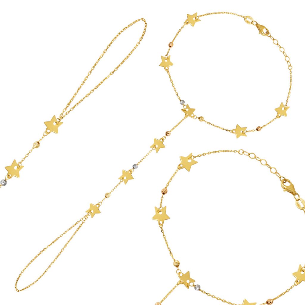 Or Etoile 14 Carats Shahmaran Bracelet