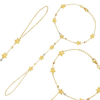 Altın Star 14K Şahmeran Bracelet