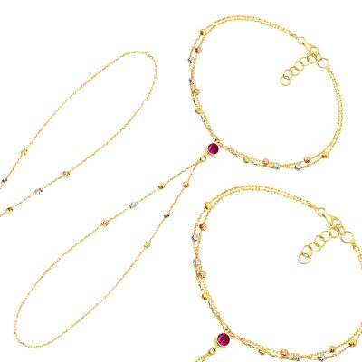 14K Top Goldlı Şahmeran Bracelet