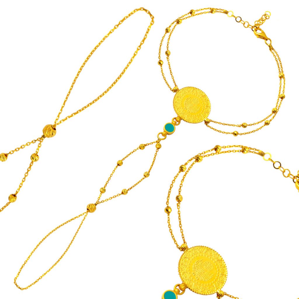 Quart en Or 22 Carats Shahmaran Bracelet