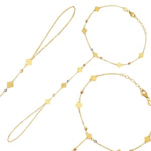 Moderne Design Shahmaran 14 Carats Or Bracelet