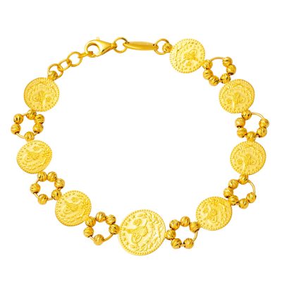 with Monogram 22K Gold Bracelet