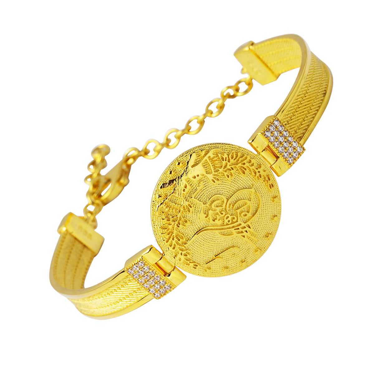 Tughra 22 Karat Gold Trabzon Woven Bracelet