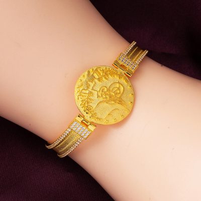 with Monogram 22K Trabzon Mesh Gold Bracelet - 22K - 21.9g - EZ Gold