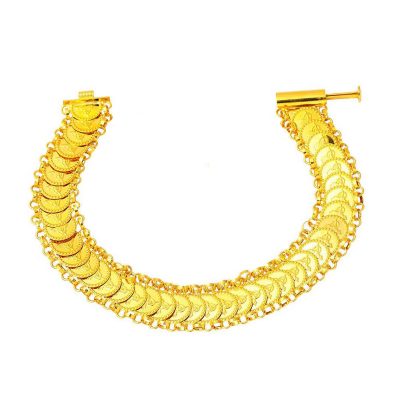 14 Carats Or Üst Üste Dizili Tughra Bracelet