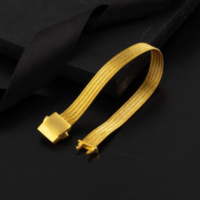 14K 5 Row with Clasp Trabzon Mesh Gold Bracelet - 14K - 13.25g - EZ Gold