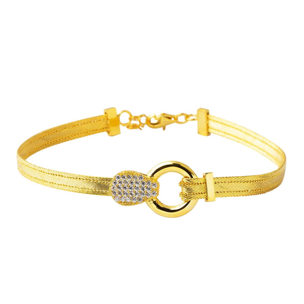 Tendance 14 Carats Trabzon Tresse Bracelet