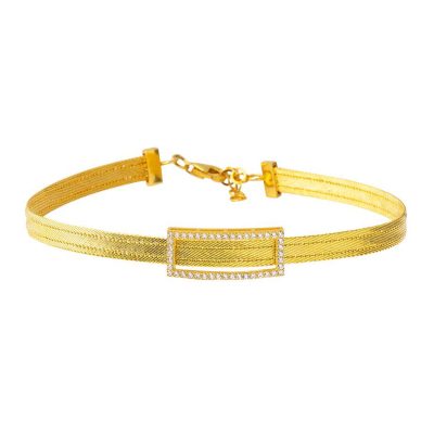 14K Trabzon Mesh Gold Bracelet