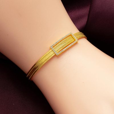 14K Trabzon Mesh Gold Bracelet - 14K - 7.63g - EZ Gold