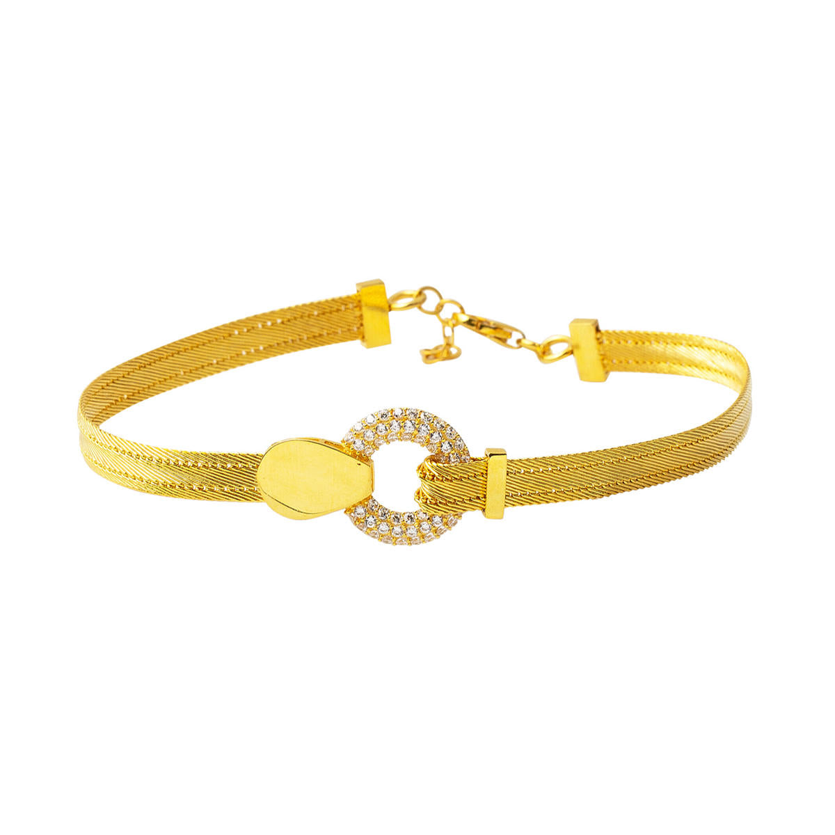 Suna 22 Karat Trabzon Mesh Gold Bracelet