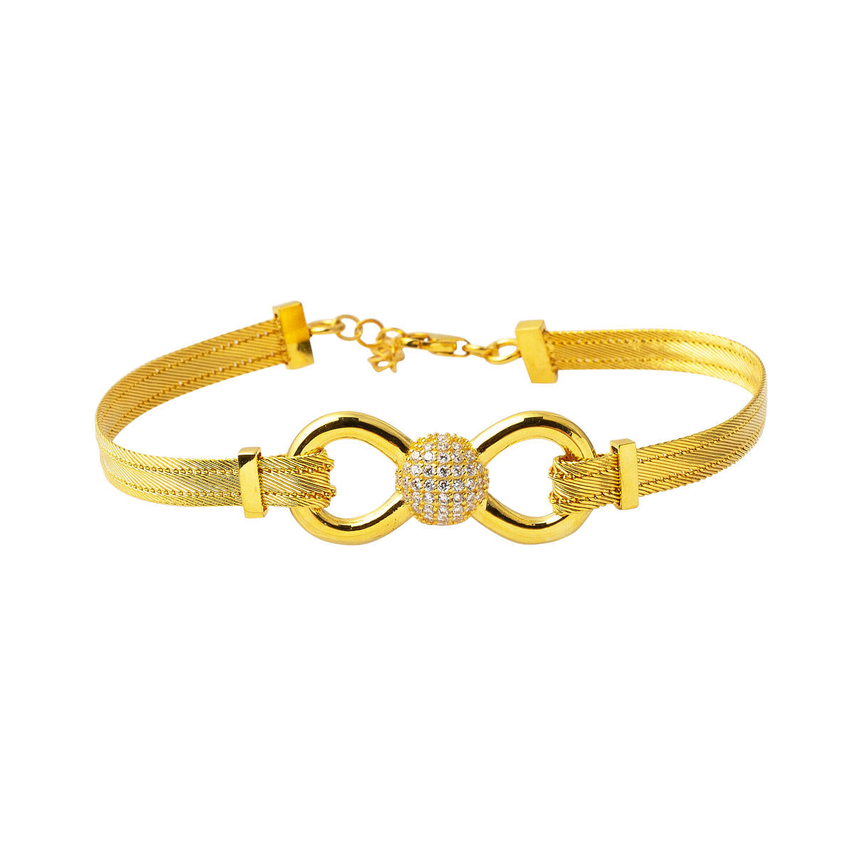 Trabzon Mesh 14 Karat Gold Bracelet