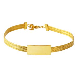 Classic Trabzon Woven 22 Karat Gold Bracelet