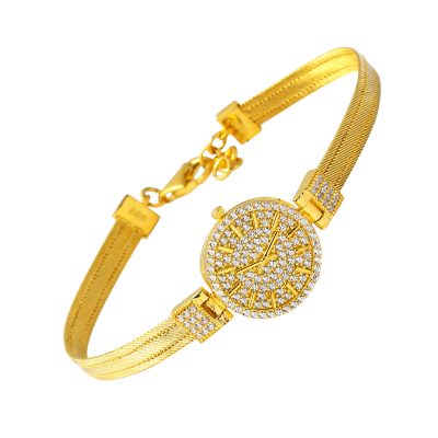 Saat Görünümlü Trabzon Mesh 22K Bracelet