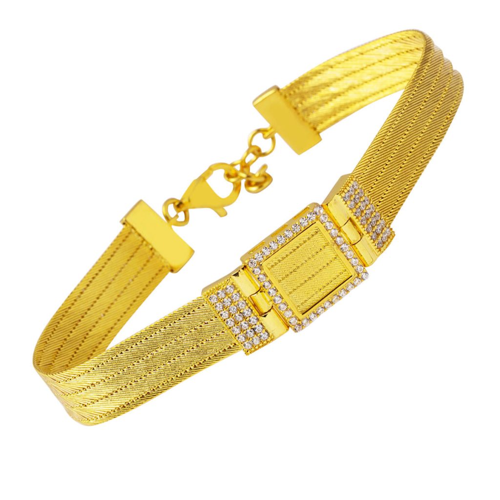 Trabzon Tresse Kemer 22 Carats Or Bracelet