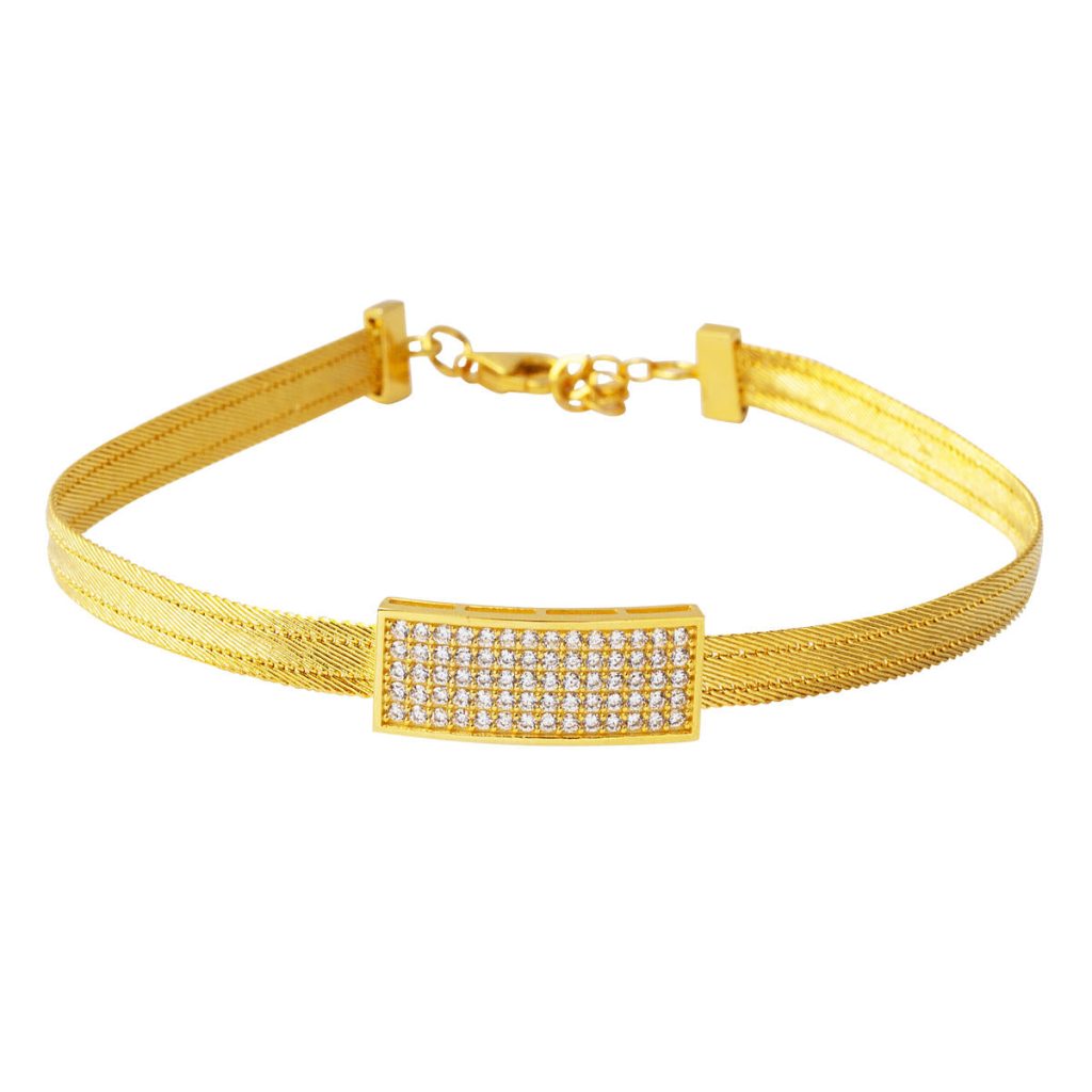 Filigree 14 Karat Gold Trabzon Woven Bracelet