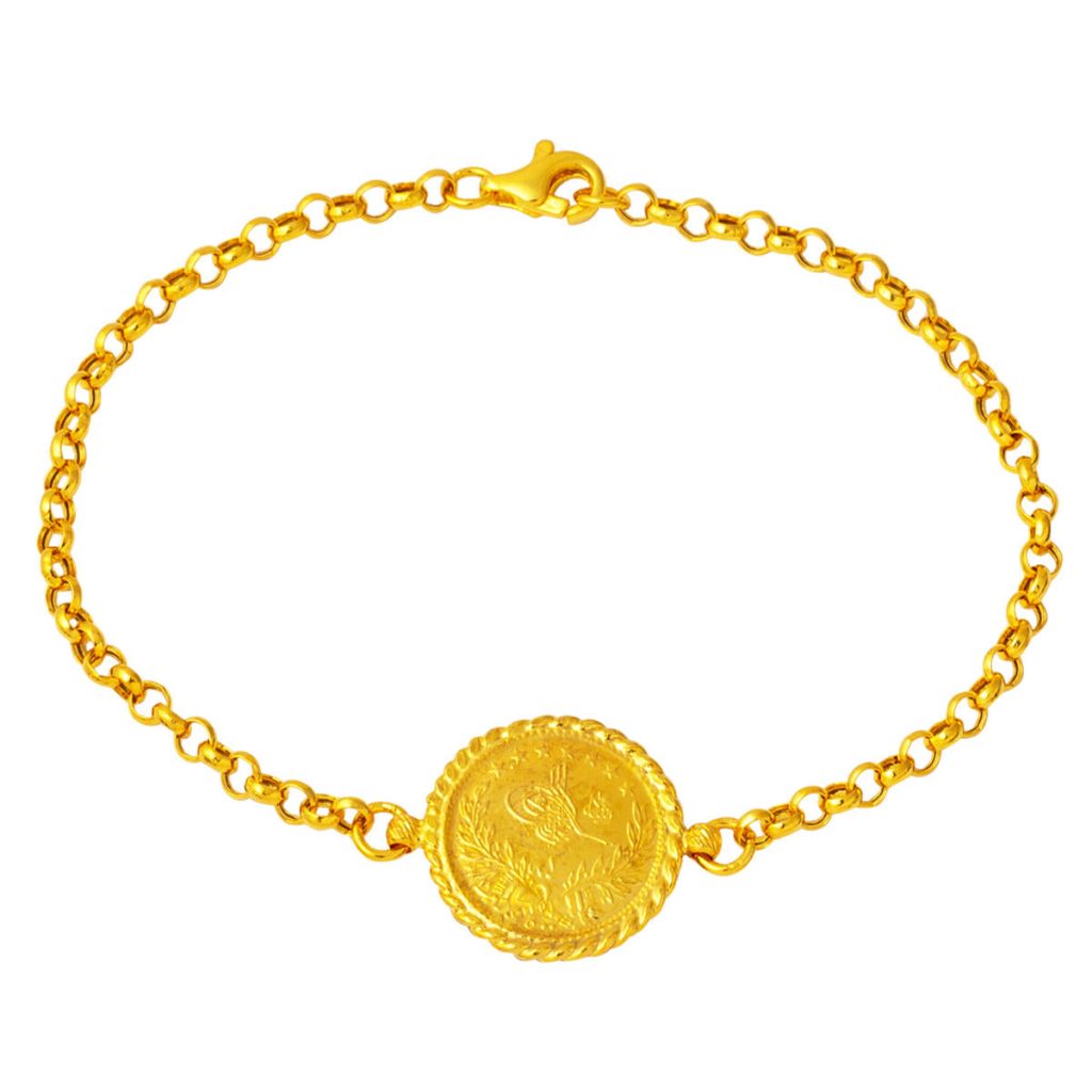 22 Karat Gold Quarter Reşatlı Bracelet