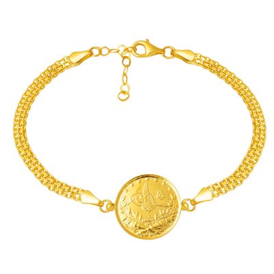 Bismark Zincirli Reşat Half Goldlı Bracelet