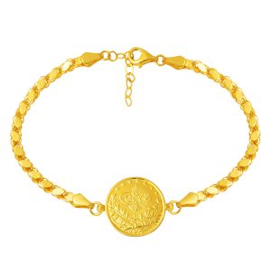 Maraş Pul a Chaine Resat Demi en Or Bracelet