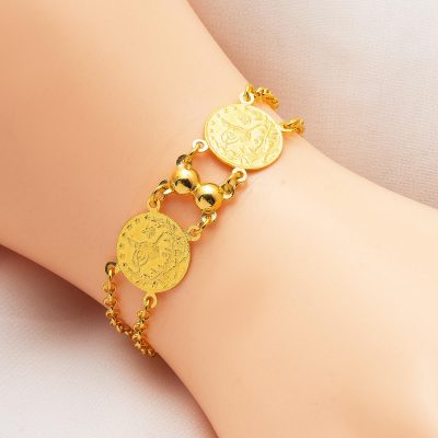 2 Quarter Reşat Goldlı 22K Bracelet - 22K - 10.7g - EZ Gold