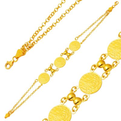 3 Quarter Reşat Goldlı 22K Bracelet