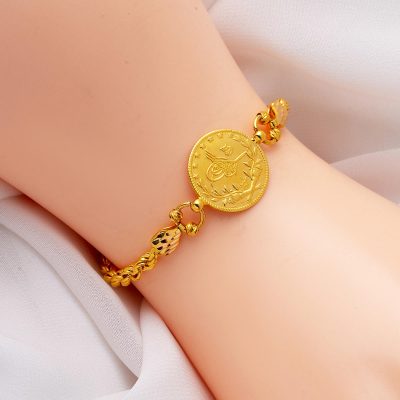 Reşat Quarter Goldlı 22K Bracelet - 22K - 9g - EZ Gold