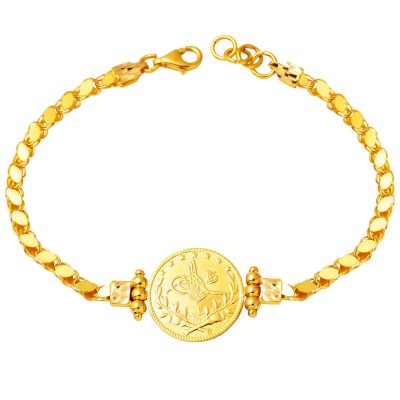 Half Reşat Goldlı 22K Gold Bracelet