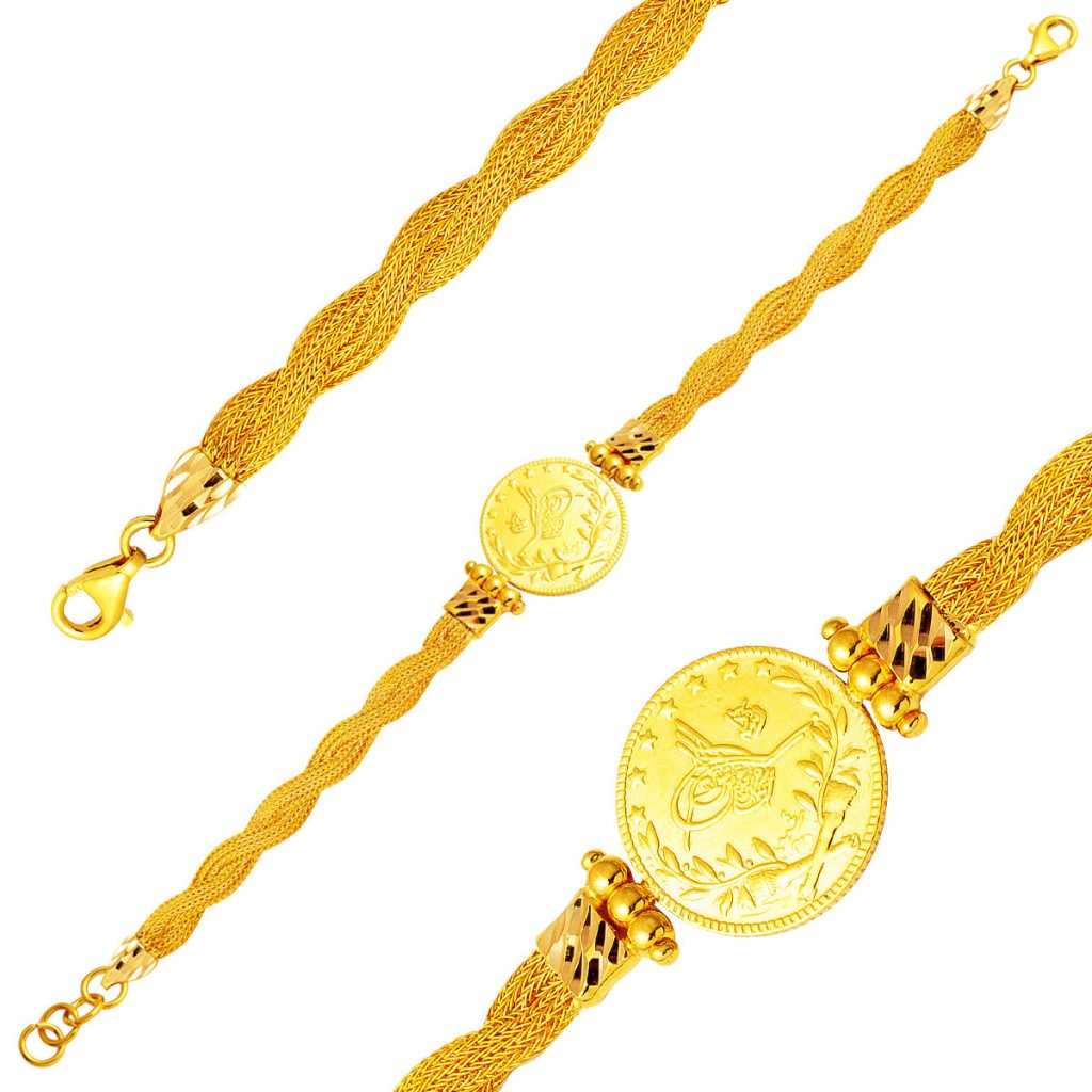 Ottoman Resat Demi en Or 22 Carats Bracelet