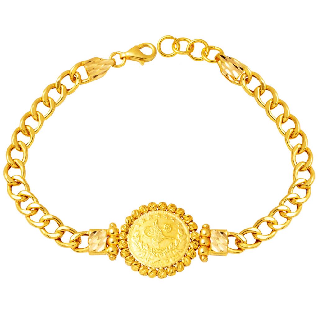 Ottoman Resat Half Gold 22 Karat Bracelet