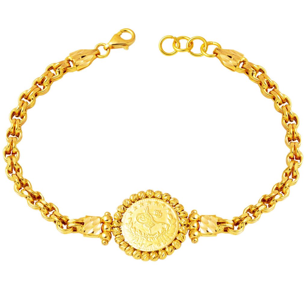 Ottoman Quarter Resat Gold 22 Karat Bracelet