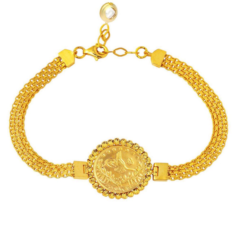 22 Carats Demi avec Reşat Or Bracelet