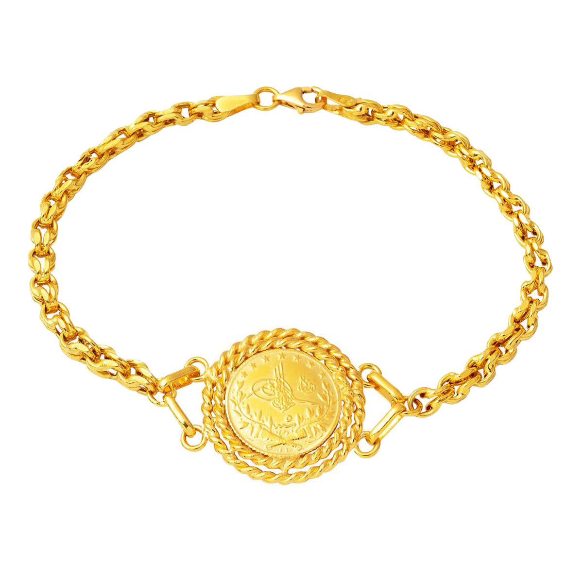 Resat Halflı 22 Karat Gold Bracelet