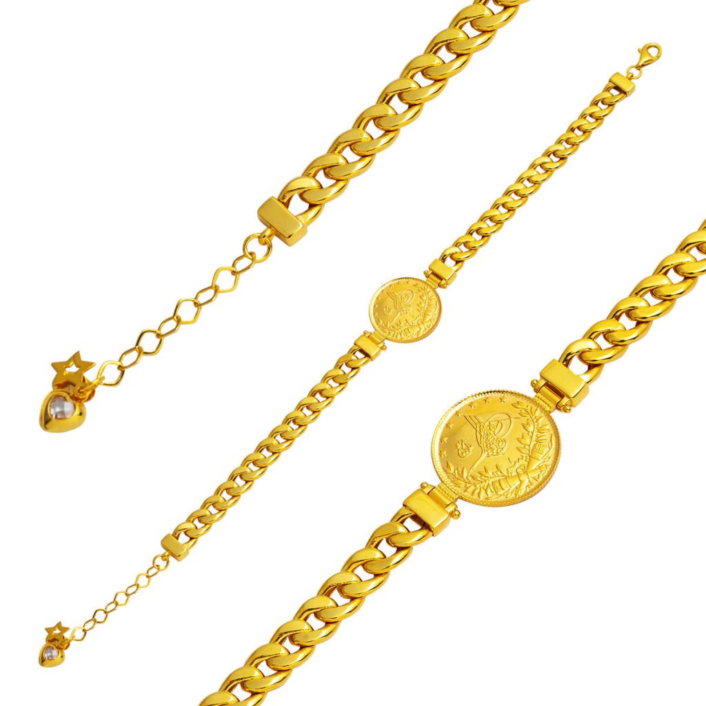 Quarter Ottoman Resat Gold Bracelet