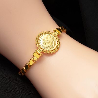 Çeyrek Reşat Altınlı Çerçeve Bileklik - 22K - 8.84g - EZ Gold
