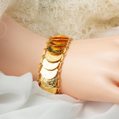 24  Ad. Çeyrek Reşatlı 22 Ayar Altın Bileklik - 22K - 55.5g - EZ Gold