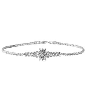 Kardelen 14 Carats Blanc Or Bracelet