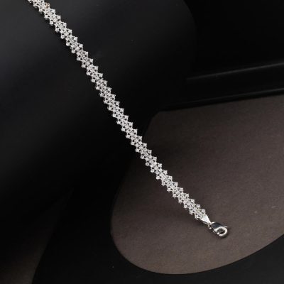 Mela White Gold Su Yolu Bracelet - 14K - 5.23g - EZ Gold