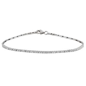 14 Karat Tek Row Filigree Gold Bracelet