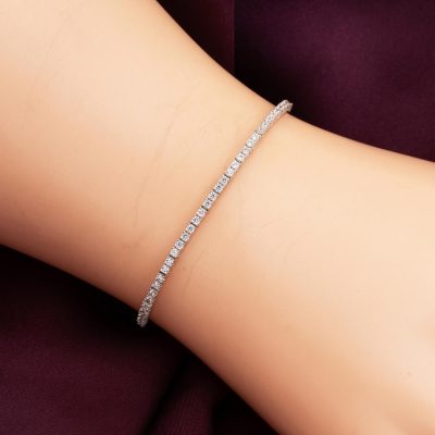 14K Tek Row River Gold Bracelet - 14K - 2.95g - EZ Gold