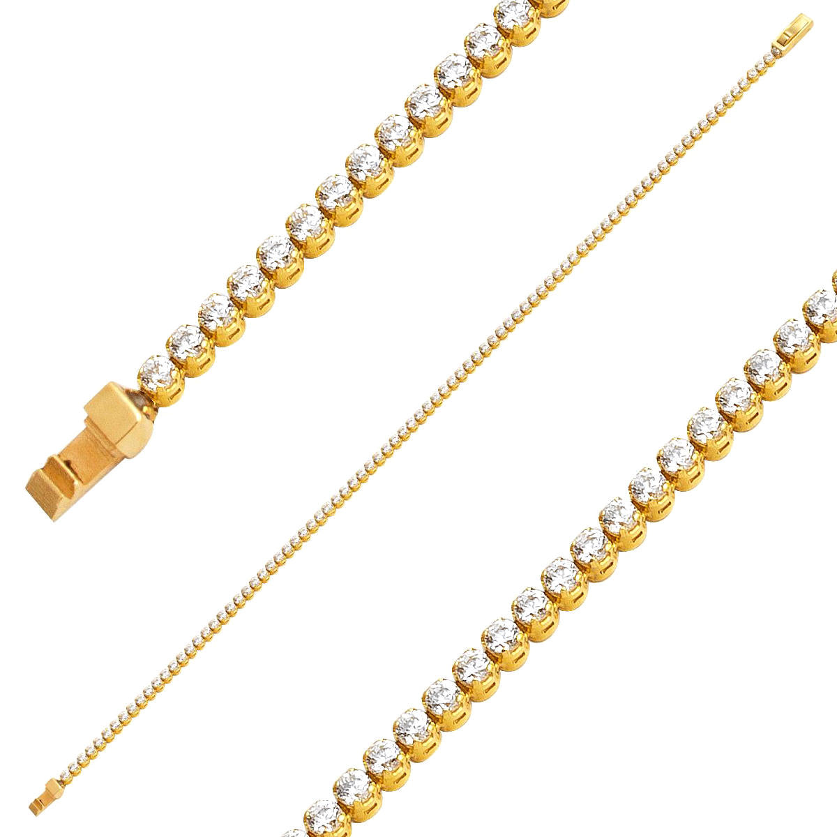 Filigree 14 Karat Gold Bracelet