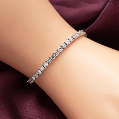 14K Su Yolu White Gold Bracelet - 14K - 9.93g - EZ Gold