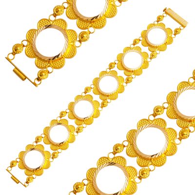 6 Quarter Takılabilen 14K Gold Bracelet