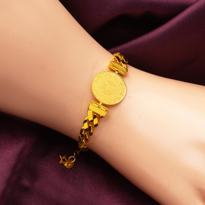 Özel Design 14K Quarter Goldlı Bracelet - 14K - 9.55g - EZ Gold